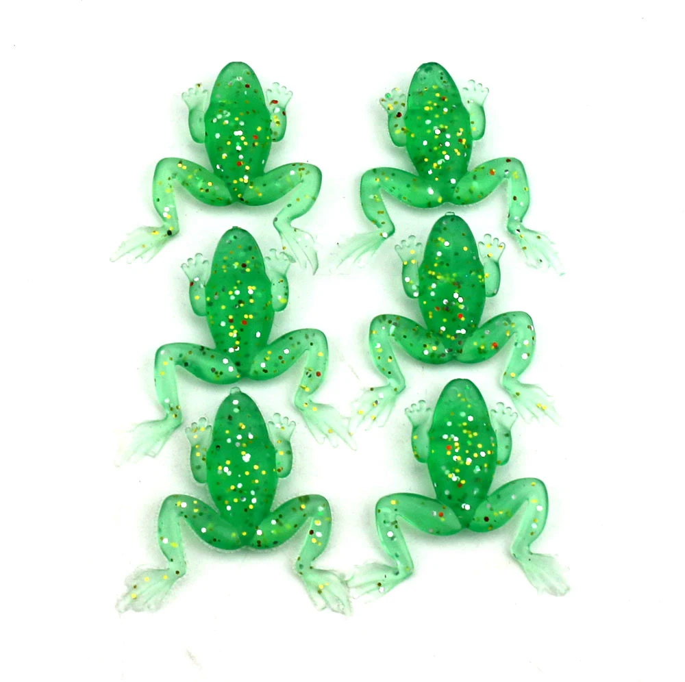 1pc cheap random colour 4.8G 55MM HOT NEW Soft Frog Lures Diving Silicone Fishing Bait Leurre | Спорт и развлечения