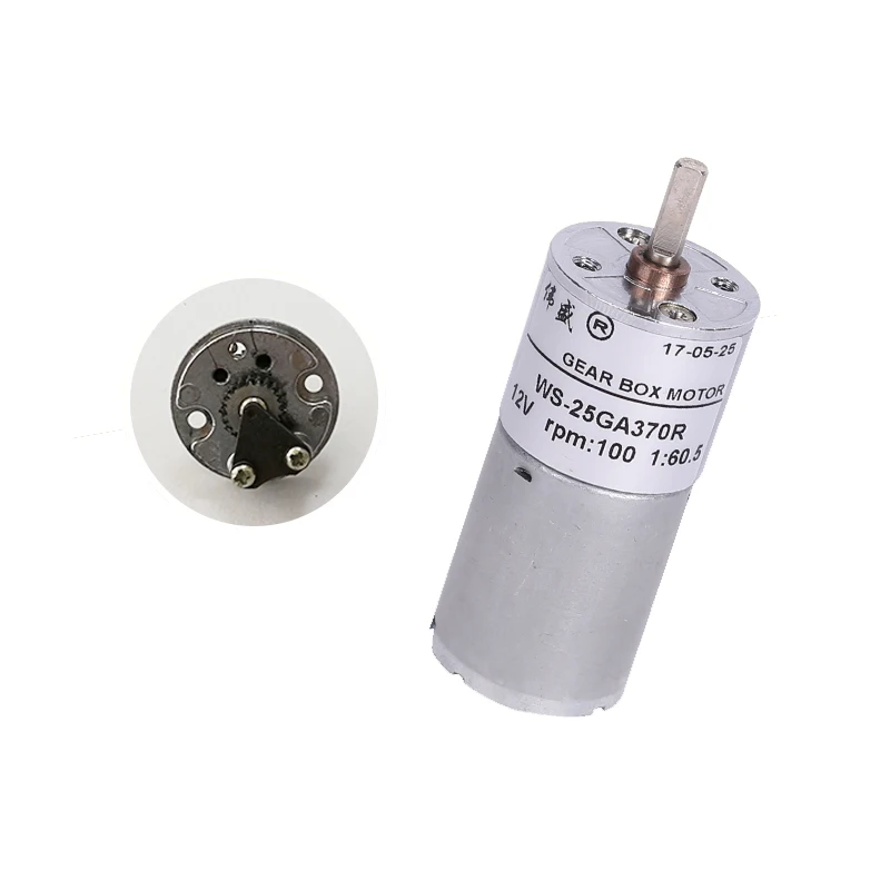 25GA micro DC gear motor / 12V slow speed CW CCW small 25GA370R 24V low Обустройство дома