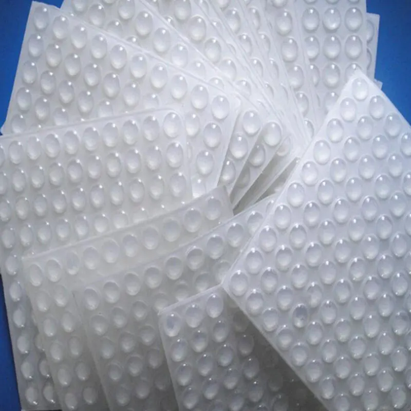 

50/100PCS Self Adhesive Door Buffer Pad Rubber Silicone Feet Cabinet Drawers Clear Semicircle Bumpers Furniture Door Accessories
