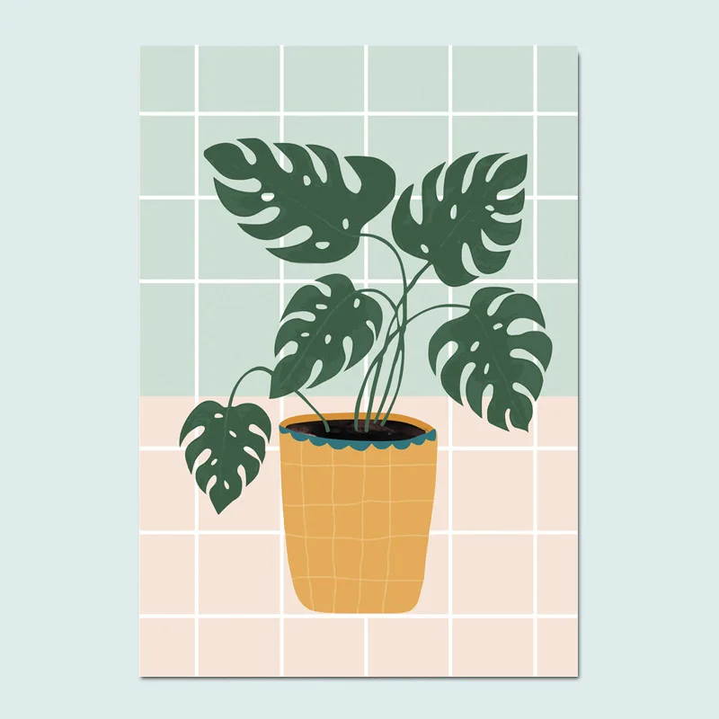 Плакат скандинавский арбуз фруктовая Настенная картина на холсте искусство