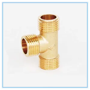 Тройник 18 дюйма, 14 дюйма, 38 дюйма, 12 дюйма, с наружной резьбой BSP, 3-ходовой латунный фитинг для труб, переходник, соединитель для воды