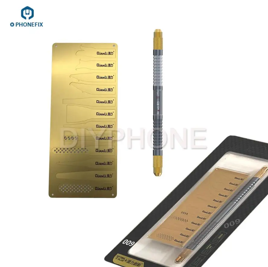 Нож Scimitar moon для iPhone A8 A9 A10 A11 A12 процессор NAND Baseband чип край клей инструмент для удаления полумесяц нож ремонт телефона pcb - Цвет: 009
