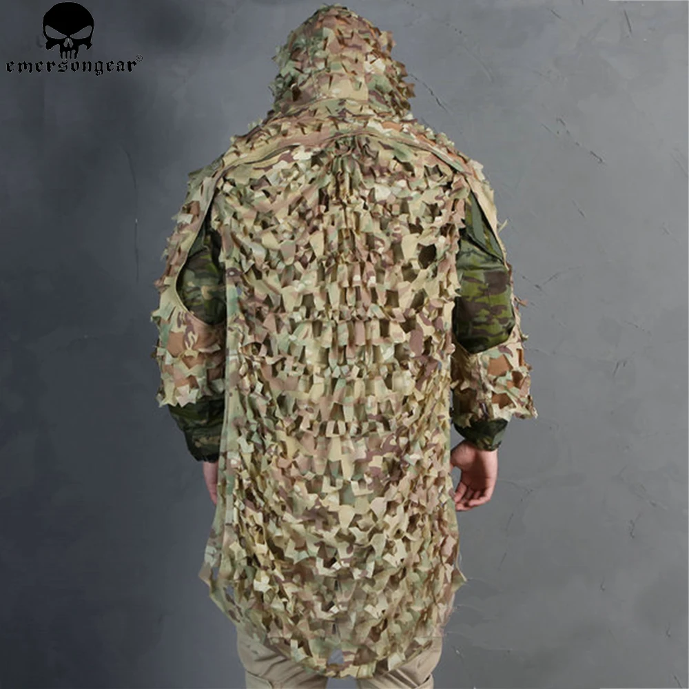 EMERSONGEAR легкий штурмовой Ghillie Камуфляж Ghillie костюм скрытная охотничья одежда снайперский костюм камуфляжная одежда EM6975