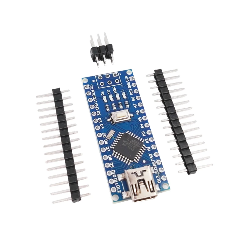 

Free shipping 2pcs USB Nano V3.0 ATmega328P CH340G 5V 16M Micro-controller board for NANO 328P NANO 3.0 no cable no solder
