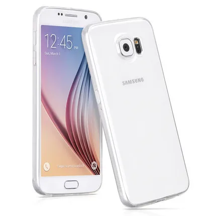 Ультратонкий защитный чехол для Samsung Galaxy S4 S5 S6 Edge Note2 Note3 Note4 ультратонкий