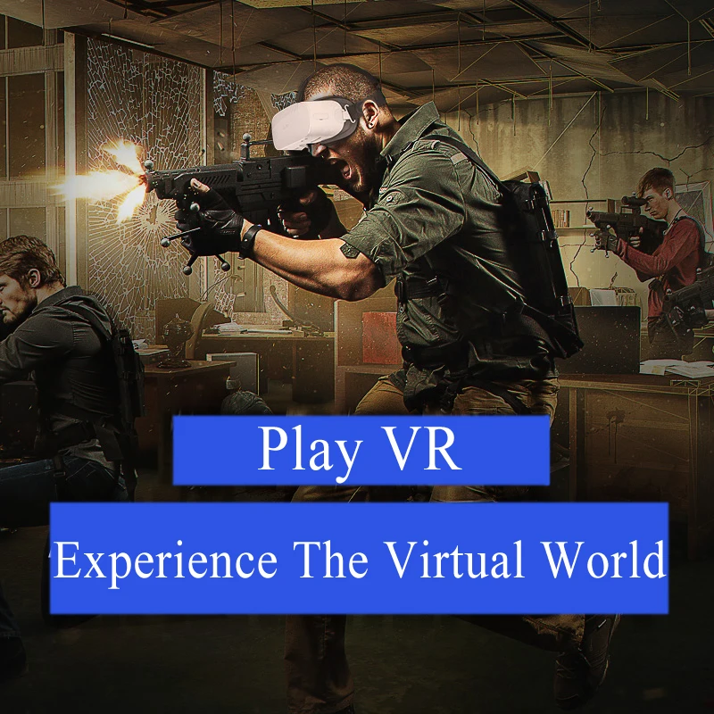 Для Android все в одном 3D шлем виртуальной реальности HD 1080p 5 экран VR очки 2G и 16G памяти