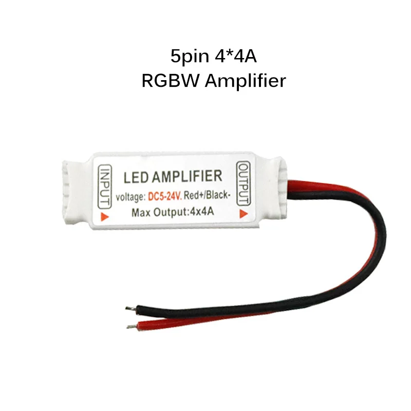 4/5/6pin RGB RGBW контроллер светодиодный Усилитель постоянного тока 5 в 12 В 24 В светодиодный сигнальный ретранслятор аксессуар для RGB RGBW RGB+ CCT полосы JQ