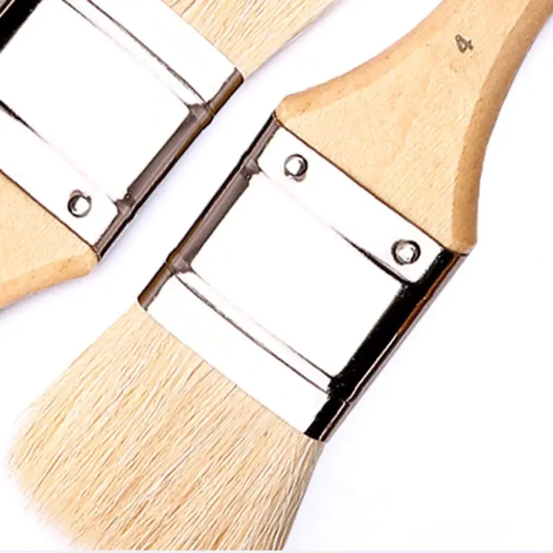 

High Quality Birch Wool Brush Watercolor Pen Gouache Oil Painting Acrylic Brush Board Wall Painting Brush