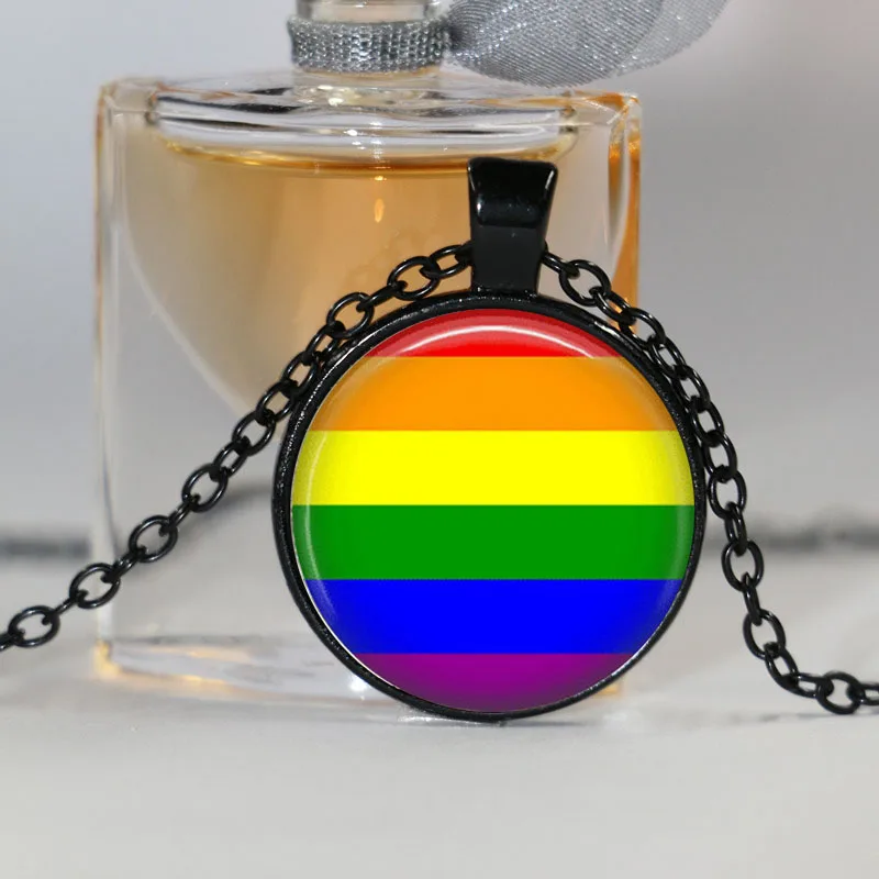Стеклянный купол ожерелье гей ювелирные изделия bijoux (украшения своими руками)
