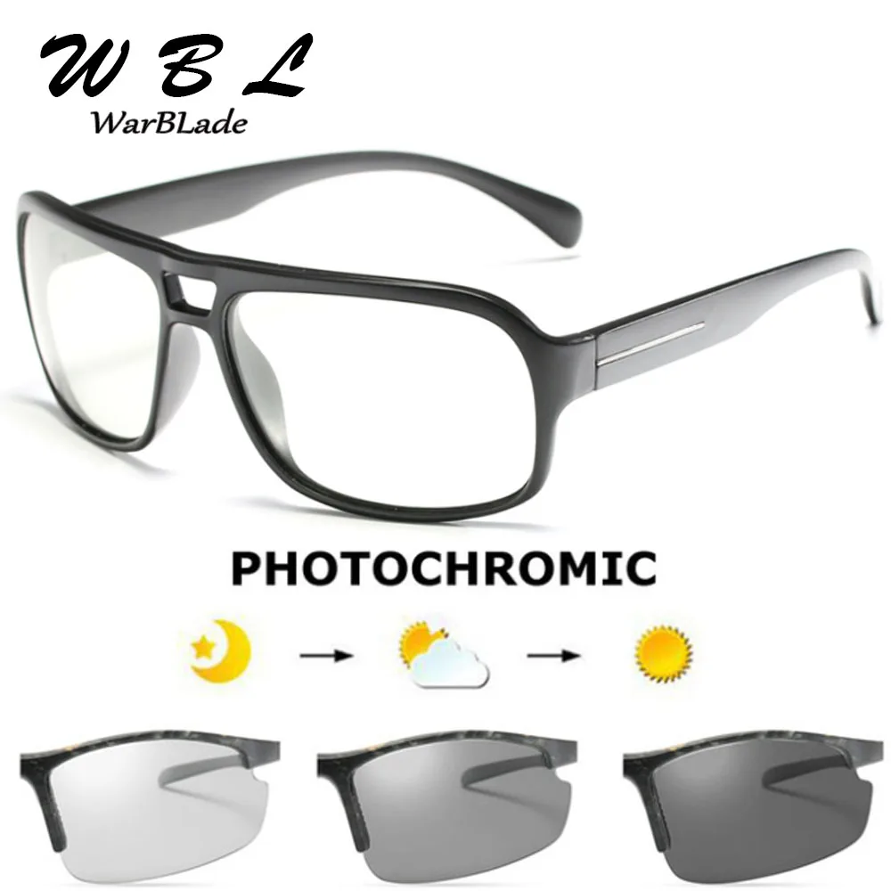 WBL фотохромные Солнцезащитные очки Мужские поляризационные солнцезащитные
