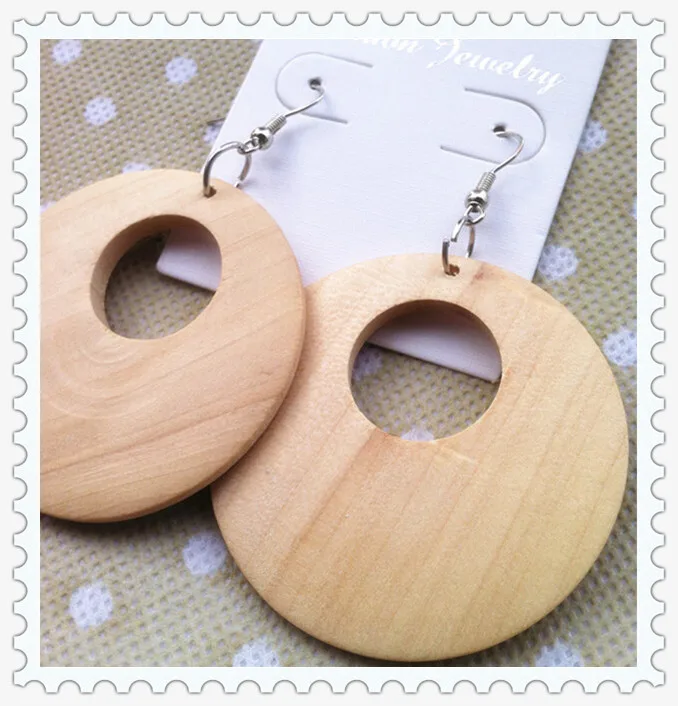 Лидер продаж Классические круглые серьги в виде травы и деревьев Детские