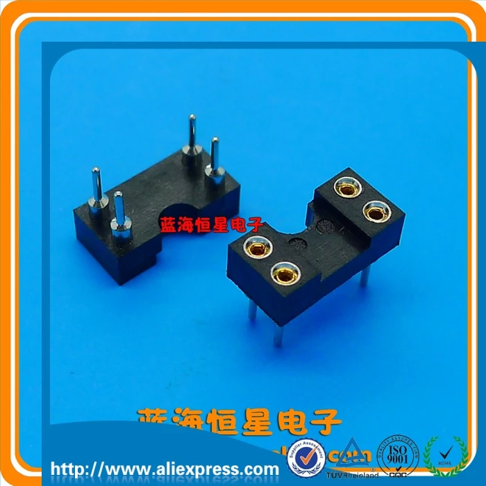 4P круглое отверстие IC Разъем держатель чипа DIP 4 гнездо DIP4|ic socket|dip4 socketic chip |