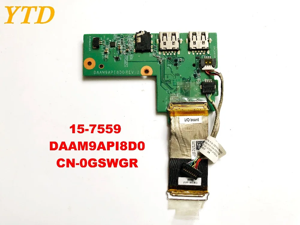 Оригинальная USB аудиоплата для ноутбука Dell Inspiron 15 7559 DAAM9API8D0 CN 0GSWGR протестирована