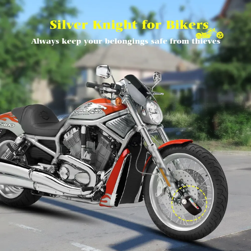 MYSBIKER водонепроницаемый мотоциклетный замок с сигнализацией для велосипеда