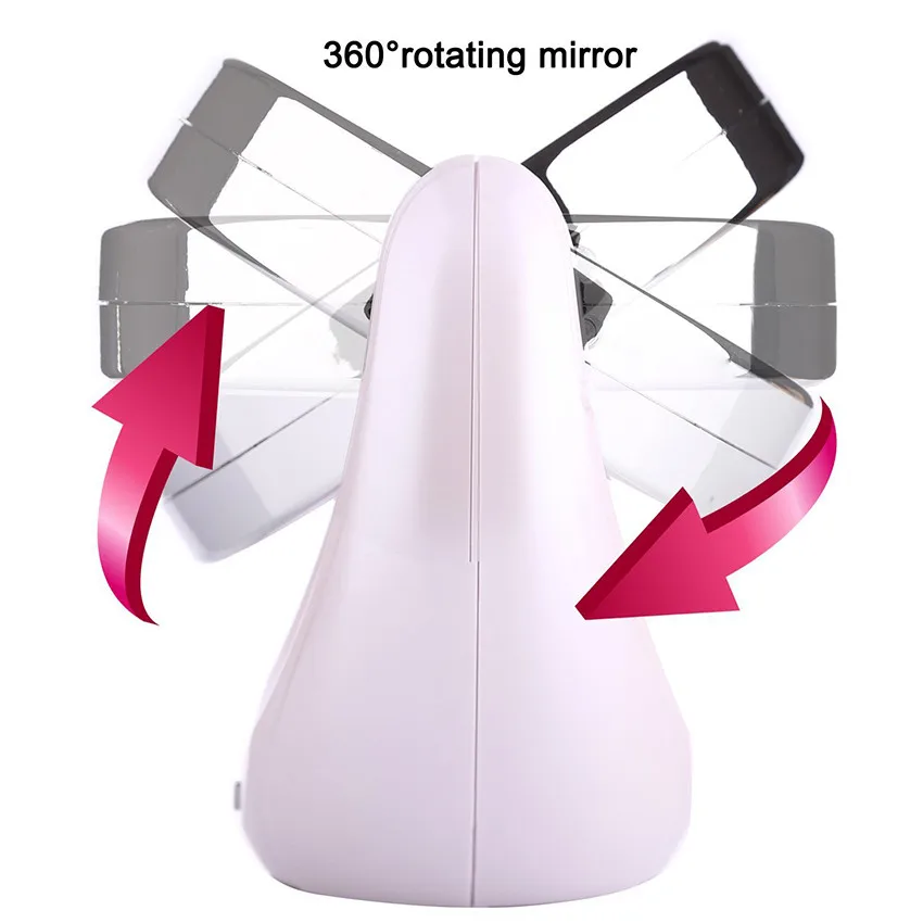 Настольный двухсторонний СВЕТОДИОДНЫЙ 360 градусов Поворотный Беспроводная