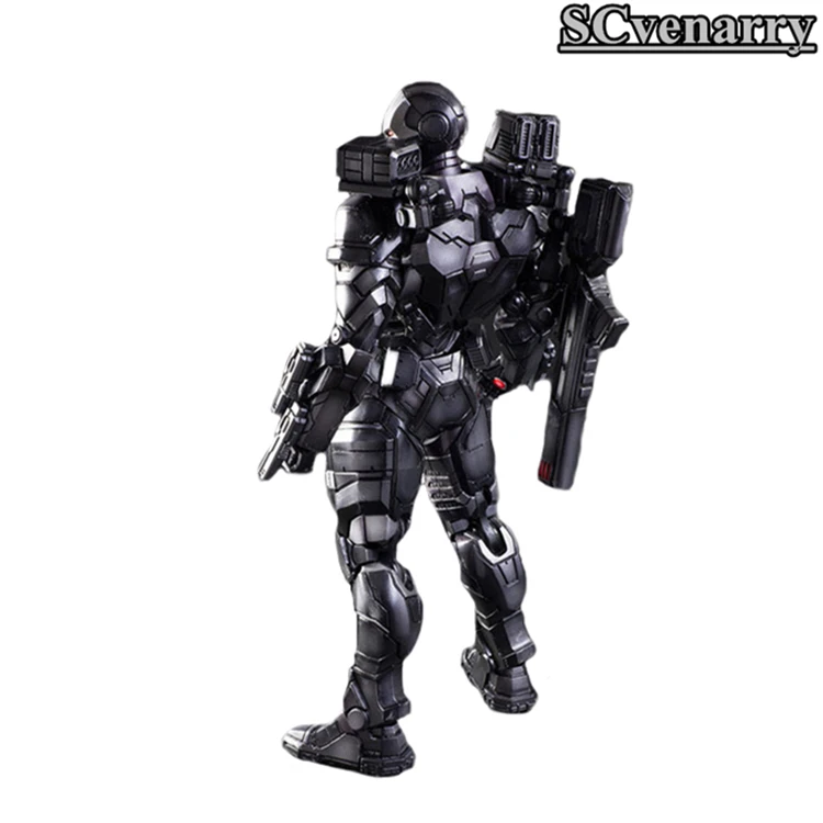 PA War Machine Avengers Infinity Black Iron Man James Rhodes PVC Action Figure Collectible Toys 27cm | Игрушки и хобби