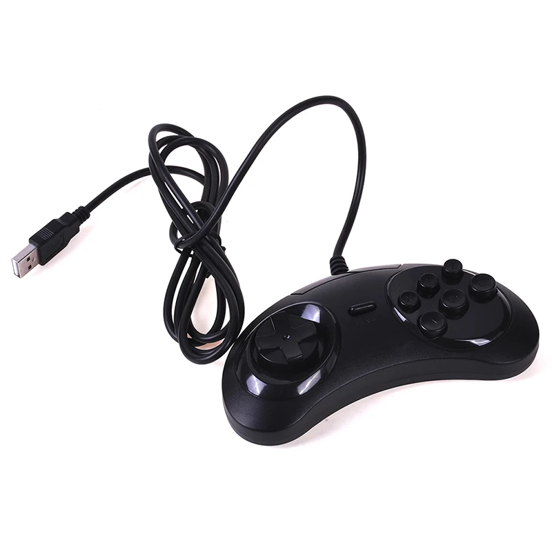 Для ПК MAC Mega Drive геймпады проводной игровой контроллер геймпад Shock Joypad Джойстик