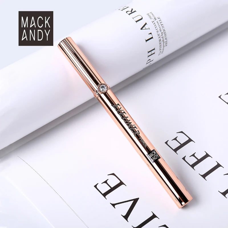 MACK ANDY Алмазная подводка для глаз карандаш классный черный цвет быстросохнущий