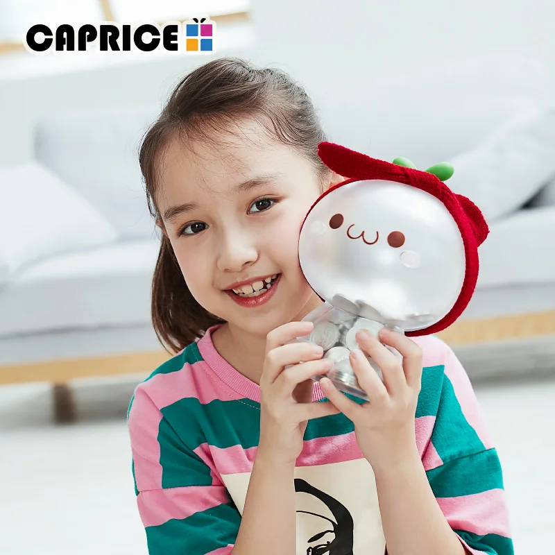 Пластиковая Копилка сейф копилка для детей прозрачная монета экономия денег