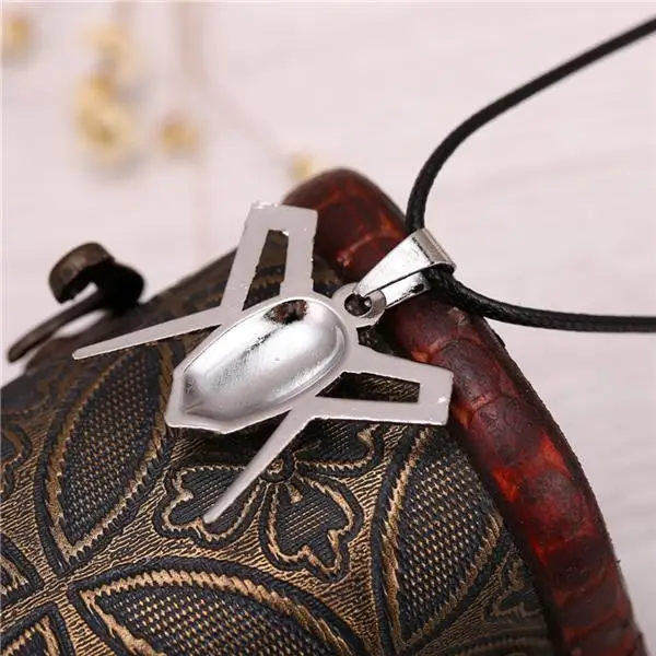 MOSU 12/шт/Лот Горячее аниме Отбеливающее металлическое ожерелье маска логотип