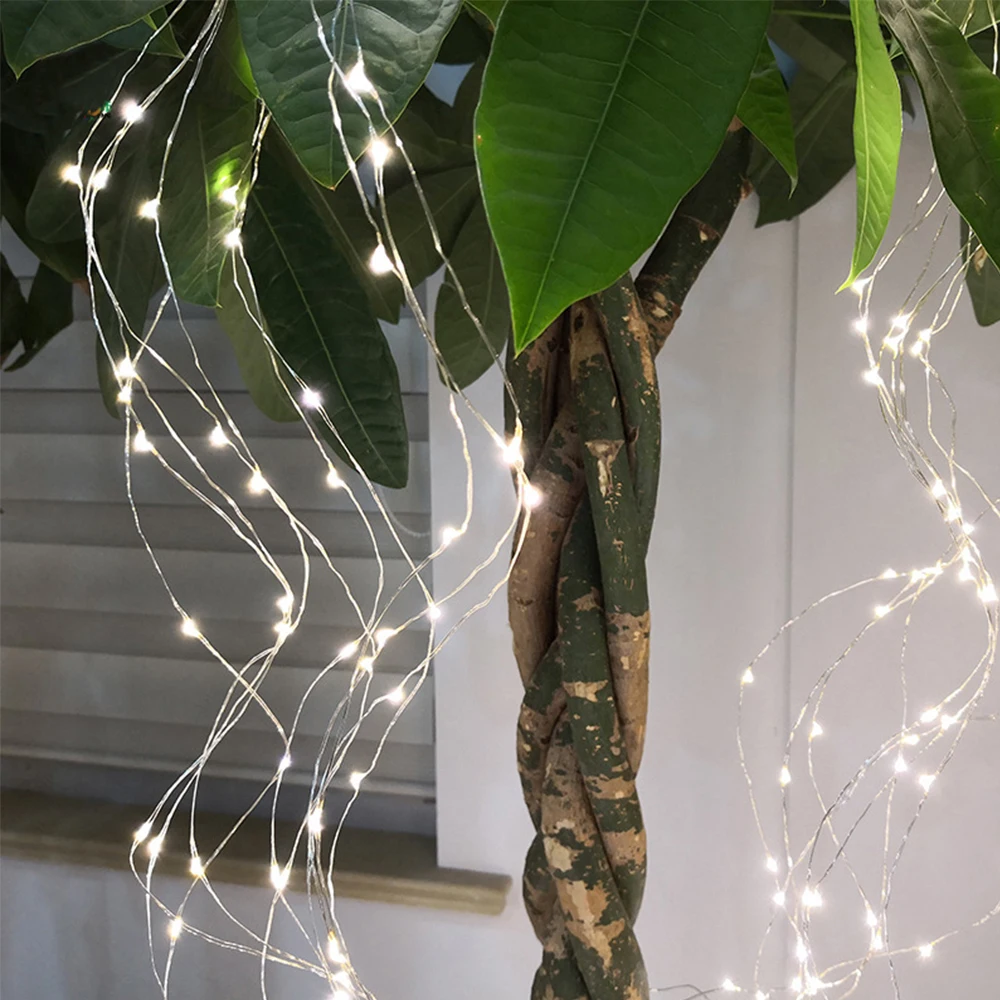 HUSUYUHU 3x3/6x3/10x3m Led Curtain Icicle String Light Wedding Holiday Decoration Party Garden Lights Lamp Shopping Mall | Лампы и