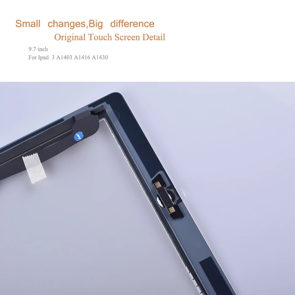 10 шт./лот оригинал для Apple iPad 3 3nd 2012 сенсорный экран дигитайзер передняя панель