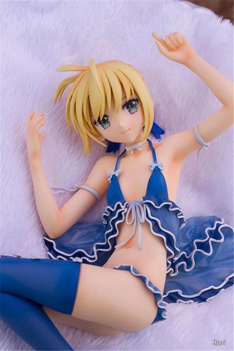 Аниме Fate Stay Night Arturia Pendragon Saber Нерон Клавдий Пижама Ver. Сексуальная ПВХ фигурка