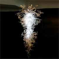 personal circle crystal chandeliers cheap hand blown glass chandelier for new house decoration