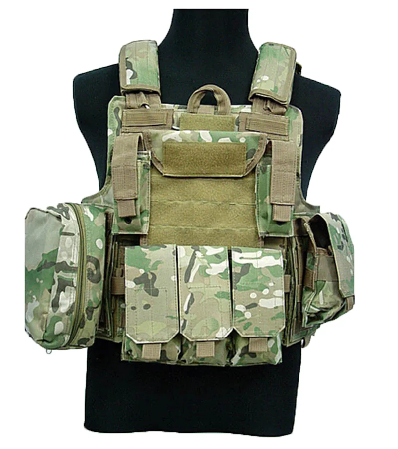 Мульти Карманы камуфляж Molle тактический жилет страйкбол охота стрельба борьба снаряжение подсумок Доспехи плиты перевозчика жилет