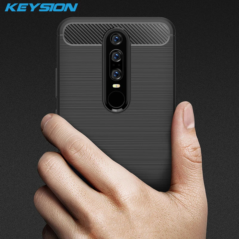 KEYSION чехол для телефона HUAWEI Mate RS Porsche дизайн из углеродного волокна Мягкий ТПУ