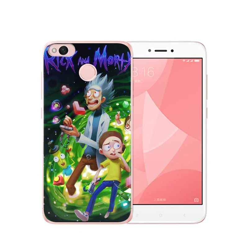Роскошный чехол для телефона Rick And marty, чехол для Xiao mi Red mi 3S Pro 4X 4A 5A 5 Plus Note 3 4 4X6 6A mi A1 5X, мягкий силиконовый чехол из ТПУ