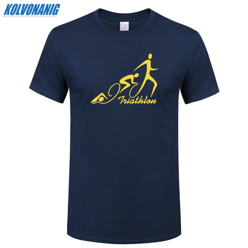 

2019 Summer Fashion Short Sleeve Cotton Men Patchwork T-shirts Triathlon Biking Funny Print T Shirt For Men Top Tees Plus Size