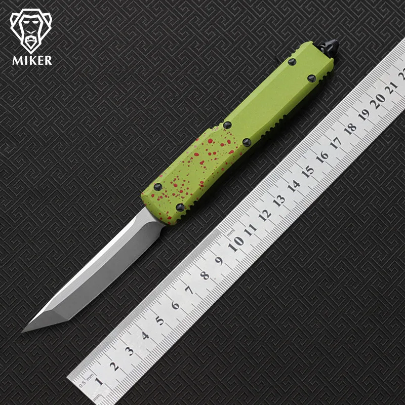 MIKER X-70 лезвие ножа: 7CR17, Ручка: 6061-T6Aluminum(CNC). Кемпинг выживания Открытый EDC Охота тактический инструмент ужин кухонный нож