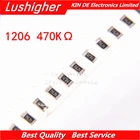 100 шт. 1206 SMD резистор 1% 470K Ом 474 470 ком