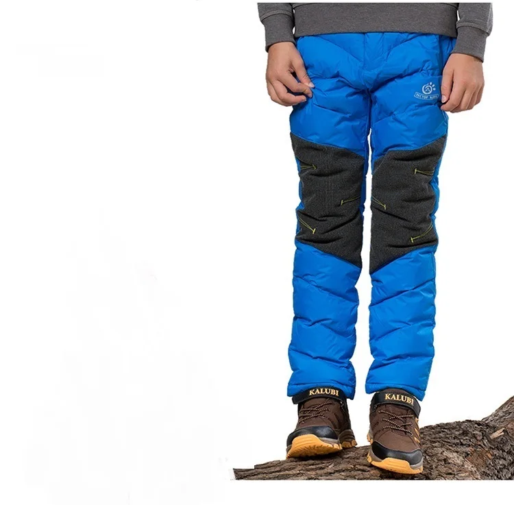 Новинка 2016 года Сезон Зима спортивные водонепроницаемые теплые брюки на утином