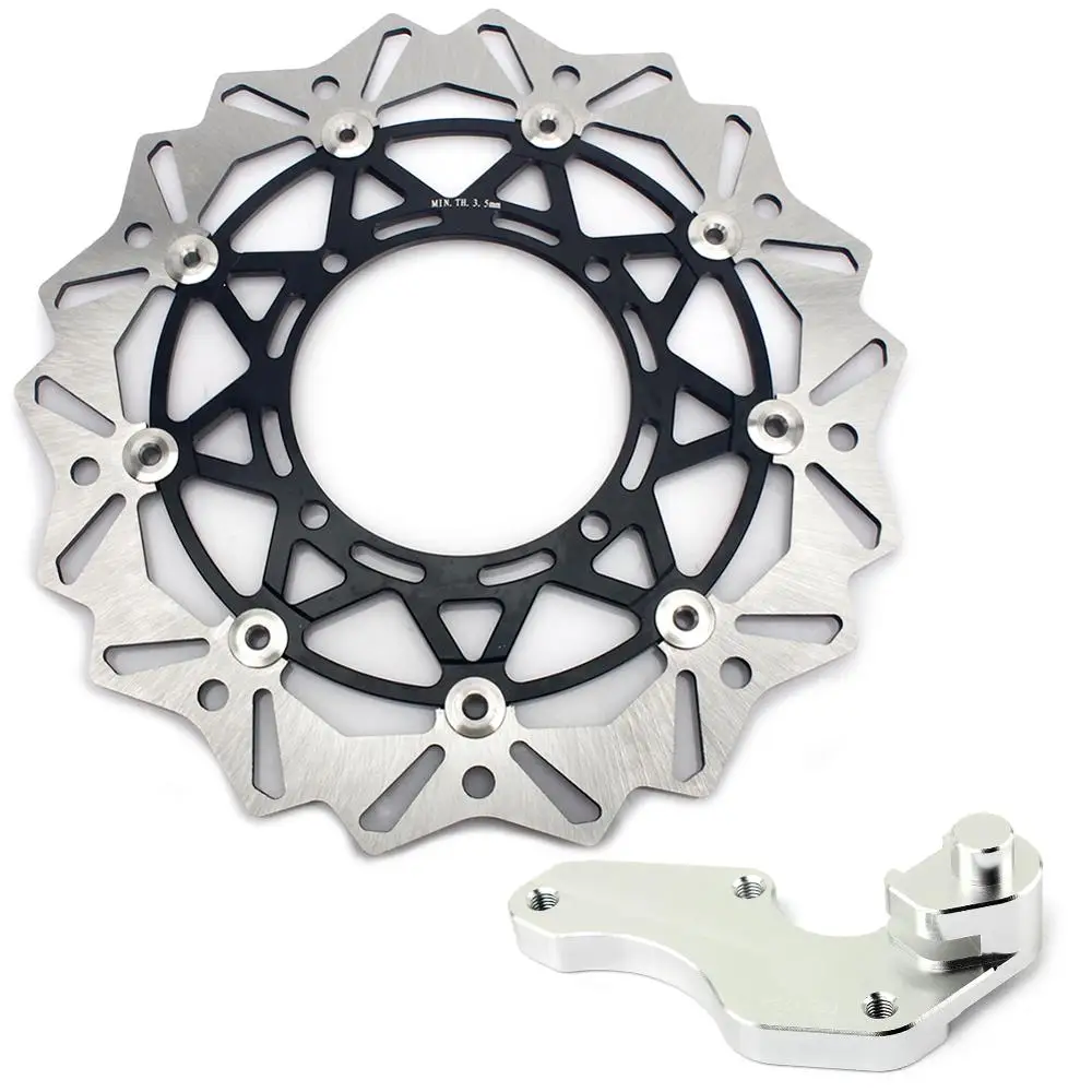 BIKINGBOY For Suzuki RMZ 250 2004-2018 K4-L8 450 2005-2017 K5-L7 RMX 10-12 320mm Front Brake Disc Disk Rotor Bracket | Автомобили и