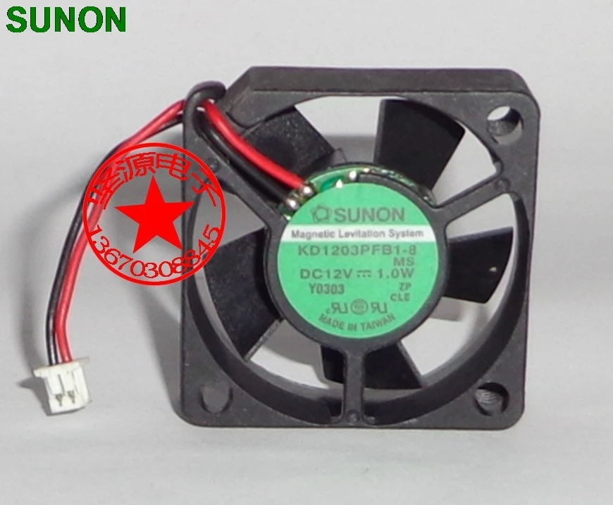 

Для Sunon KD1203PFB1-8 12V 1W 3CM 3010 30X30X10MM Вентилятор охлаждения сервера