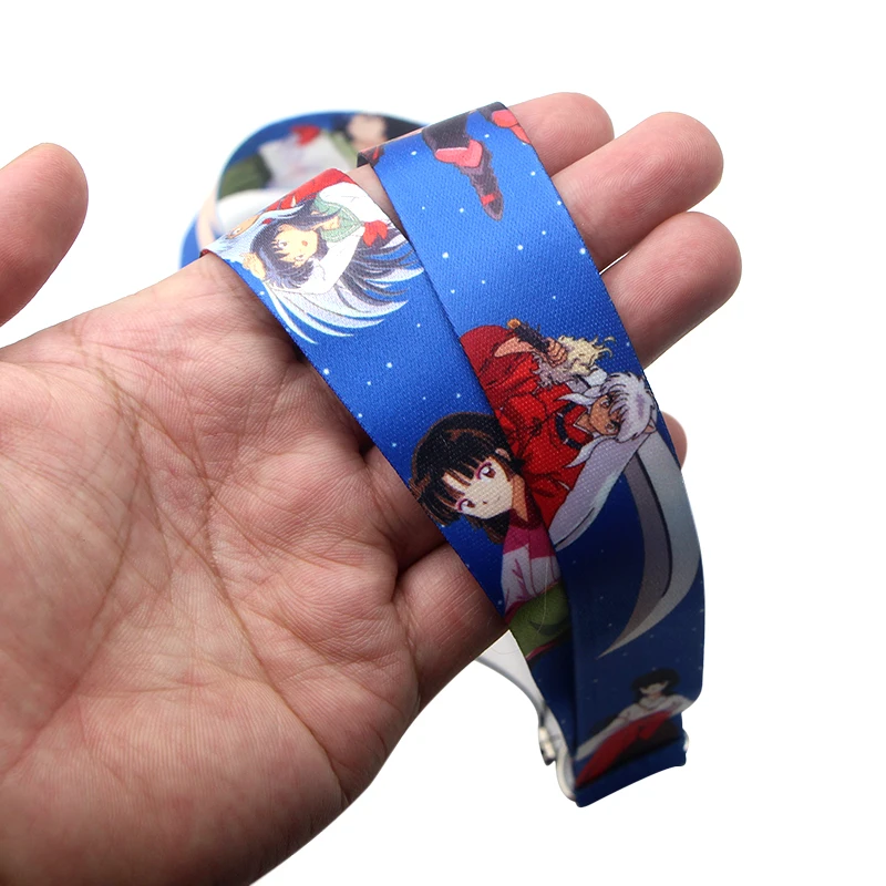 

Inuyasha Simple style Multi-function Mobile Phone Strap Tags Neck Lanyards for keys ID Lanyard Badge Neck Straps webbing E0469