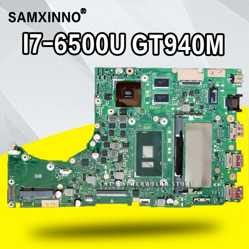 

K401UB материнская плата для ноутбука I7-6500U GT940M для For Asus K401UB K401U A401UB K401UQ тестовая материнская плата K401UB тест на материнскую плату 100% ОК