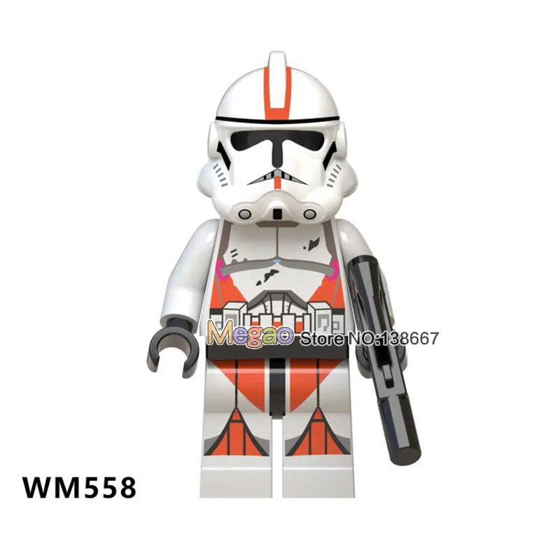 Одна Звездный план Супер битва дроид космические войны Робот C3PO R2D2 Snowtrooper строительные блоки наборы кирпичные игрушки для детей - Цвет: Светло-зеленый