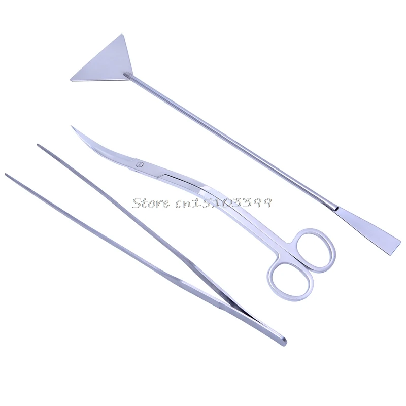 3 в 1 аквариумные живые растения пинцет для обслуживания ножницы Нивелир набор