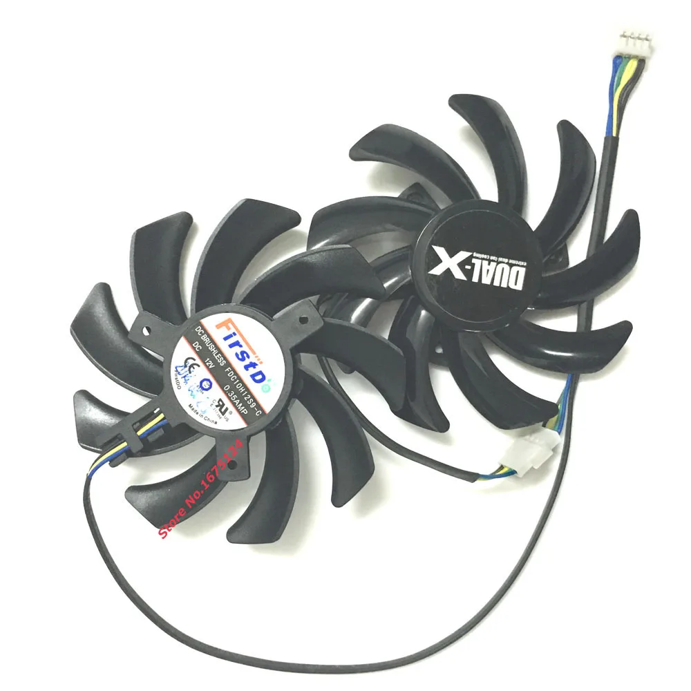 2 штуки 85MM 12V кулер вентилятор Видеокарта сапфир HD7970 HD7950 HD7770|card fan|vga cooler fangraphics card fan