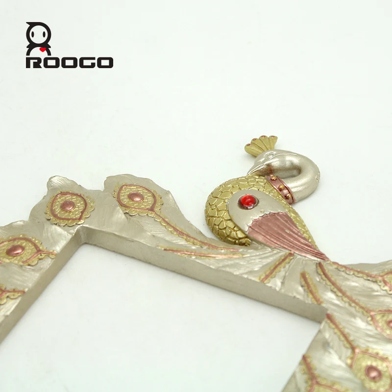 Декоративный выключатель Roogo 3D для дома наклейки с павлиньими перьями
