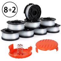 lawn mower replacement kits grass string trimmer spool line cap cover with spring auto feed work with af 100 black and decker