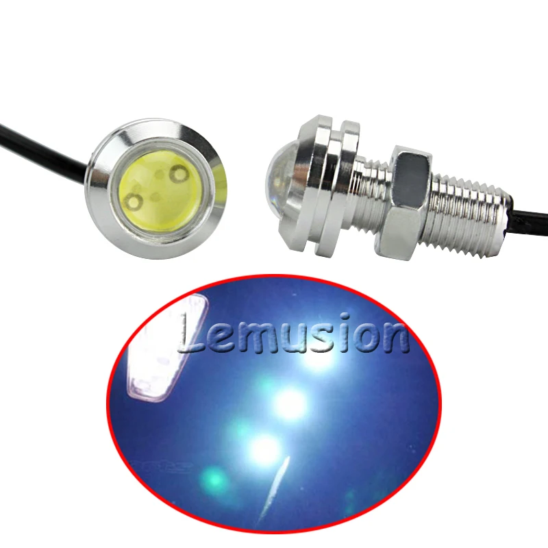2X 18 мм Eagle Eye DIY DRL Стайлинг автомобиля для Mercedes W211 W203 W204 W210 W205 W212 W220 AMG Cadillac CTS SRX ATS