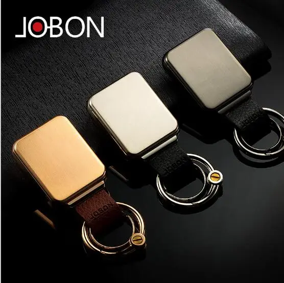 Подлинная Jobon квадратная с кнопкой блокировки креативная USB зарядка Зажигалка
