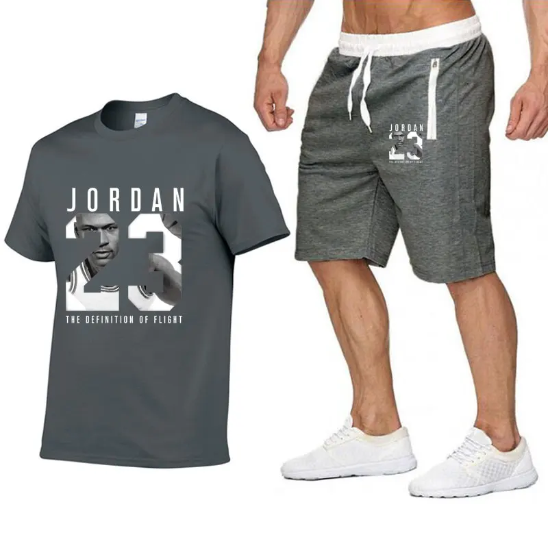 Новый летний Специальная футболка Для мужчин последние Jordan 23 Модные принты