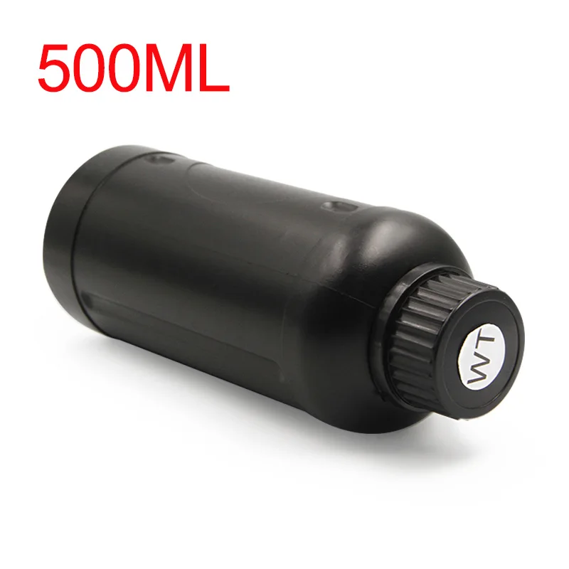 White 500ML 1000 мл мягкий/жесткий Светодиодный УФ-чернила для Roland для Mimaki Mutoh DX3 DX4 DX6 DX7 DX5 печатающая головка настольный и широкоформатный струйный принтер - Цвет: White 500ML