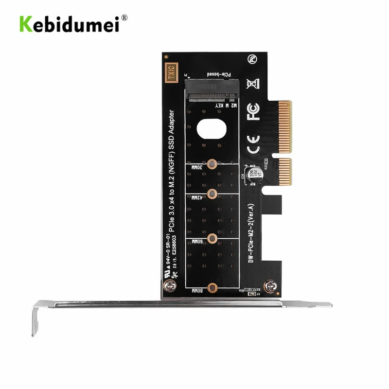 Kebidumei M.2 NVMe SSD NGFF для PCIE X4 адаптер M ключ интерфейсная карта поддержка PCI Express 3 0x4 2230