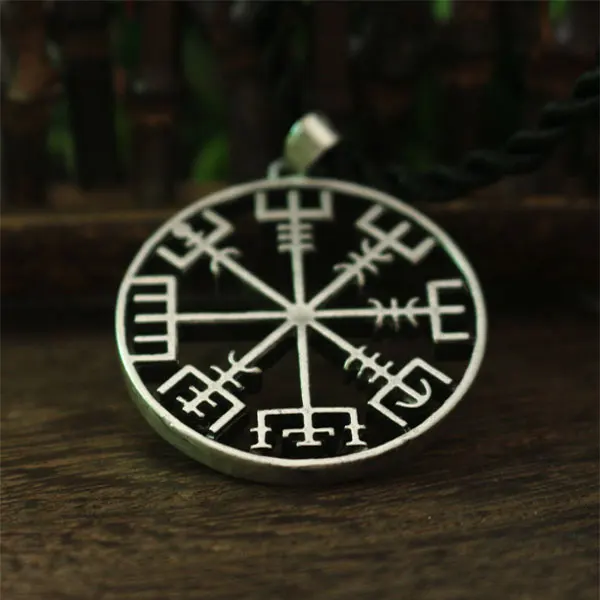 1 шт. Викинг один символ скандинавских руник кулон ожерелье руны викингов Vegvisir подвеска с компасом